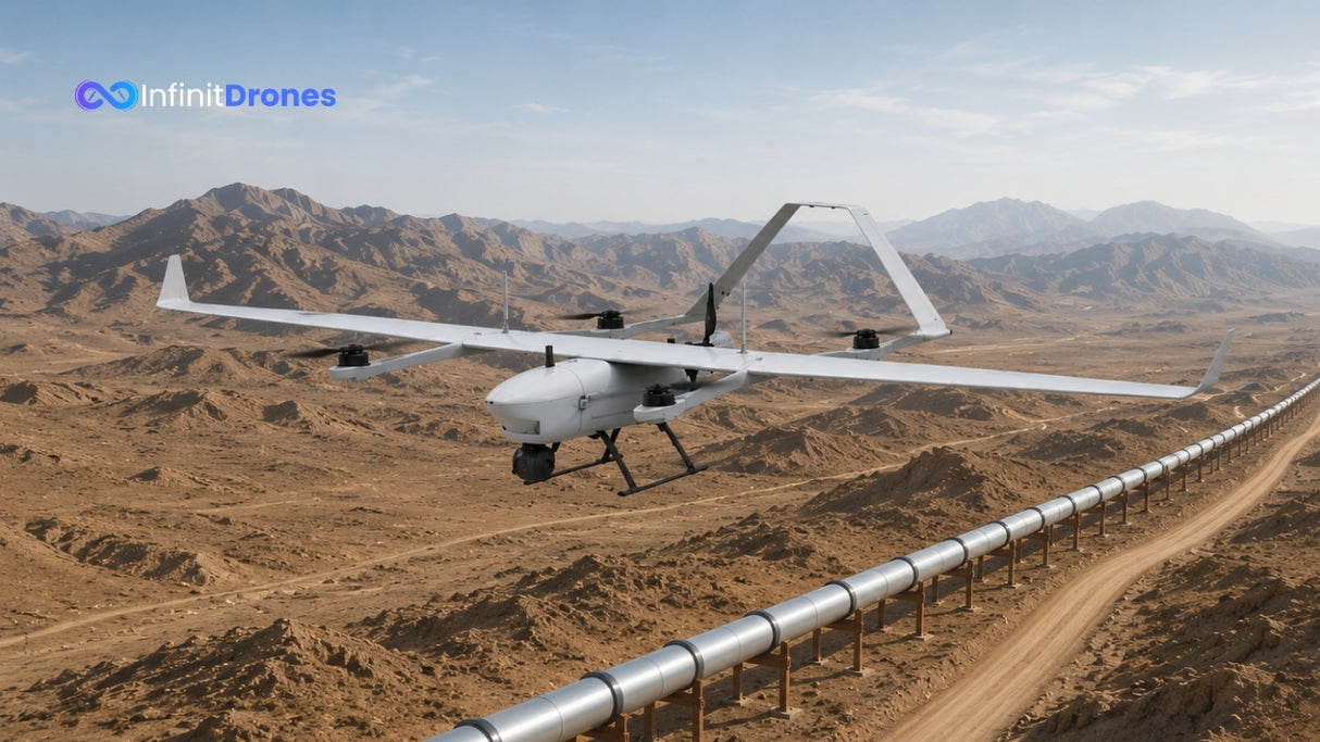 Nested Technologies NT-VTOL450 Fixed-Wing VTOL UAV | Long-Endurance Drone Platform
