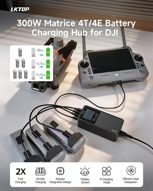 DJI Matrice 4T/4E Multi Charger Hub