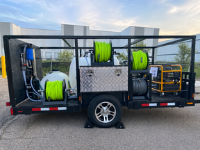Infinit Drones Corp Turnkey Power Washing Trailer Solution | Mobile Cleaning System