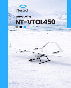 Nested Technologies NT-VTOL450 Fixed-Wing VTOL UAV | Long-Endurance Drone Platform