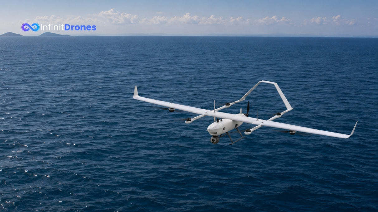 Nested Technologies NT-VTOL450 Fixed-Wing VTOL UAV | Long-Endurance Drone Platform