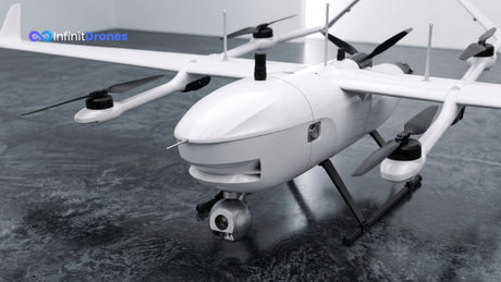 Nested Technologies NT-VTOL450 Fixed-Wing VTOL UAV | Long-Endurance Drone Platform