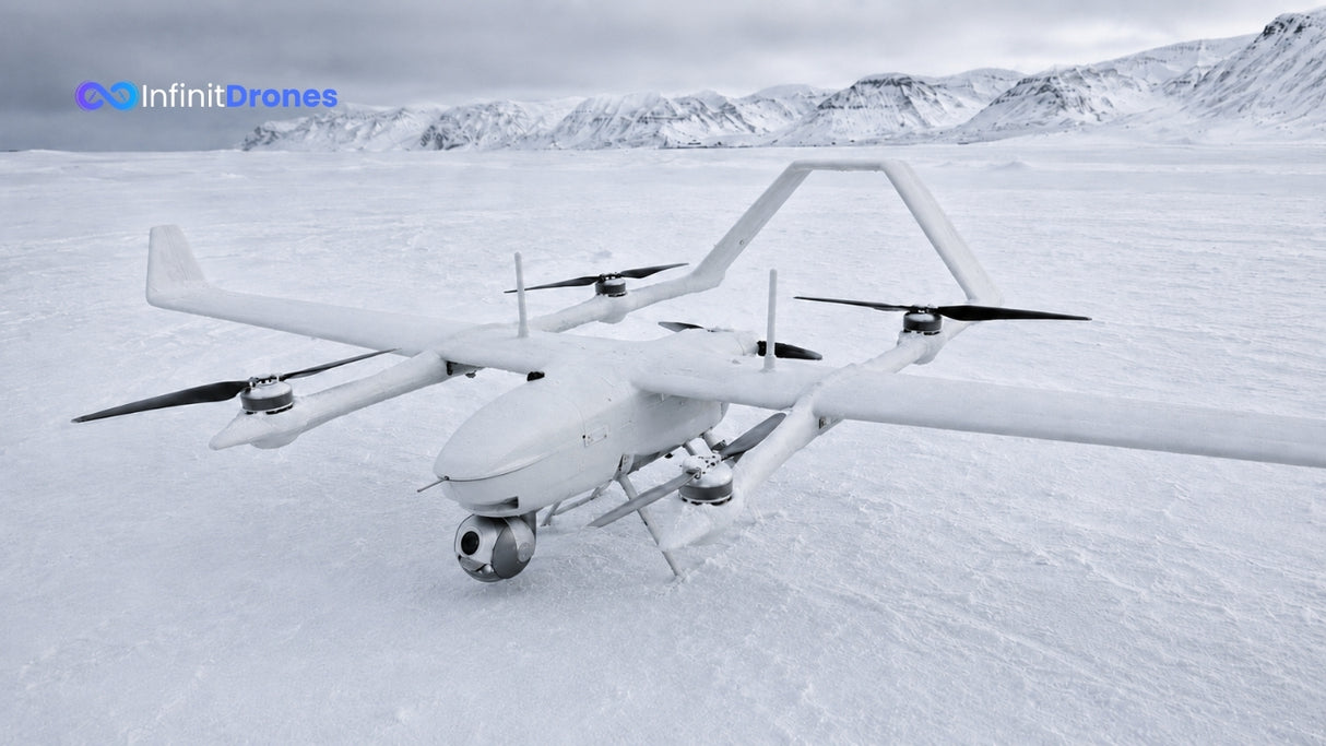 Nested Technologies NT-VTOL450 Fixed-Wing VTOL UAV | Long-Endurance Drone Platform