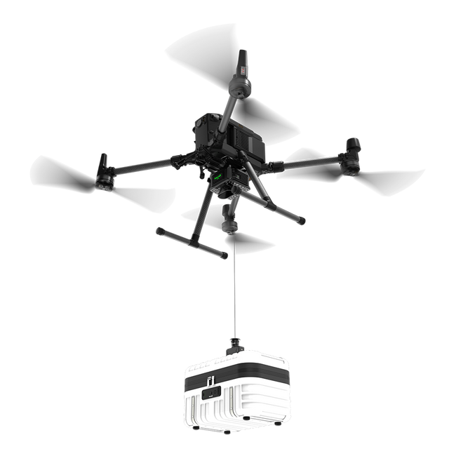 Rivabyte Winch Drop Release Mechanism System (with warning flash light and speaker)